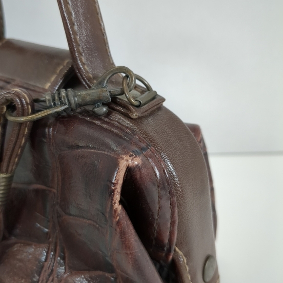 Mini Brown Shoulder/Handbag , Built In Mirror - Picture 7 of 7